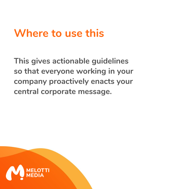 Corporate positioning 3