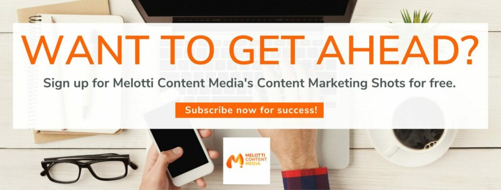 Content Marketing Shots sign up